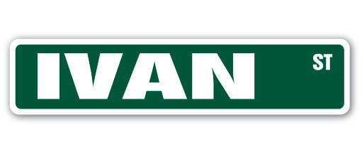 Ivan Street Vinyl Decal Sticker