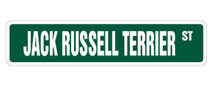 Jack RUSSell Terrier Street Vinyl Decal Sticker