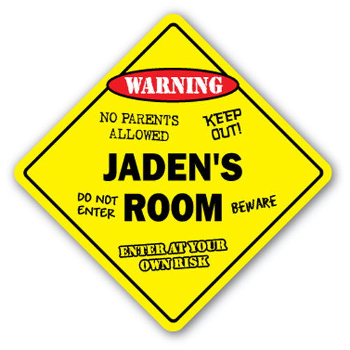 Jaden's Room Vinyl Decal Sticker