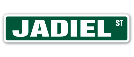 JADIEL Street Sign