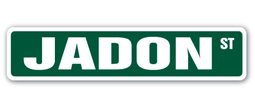 JADON Street Sign