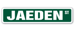 JAEDEN Street Sign