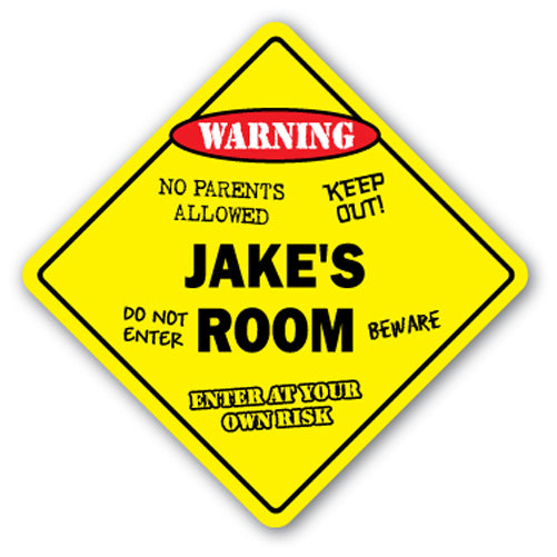 Jake's Room Vinyl Decal Sticker