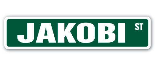 JAKOBI Street Sign