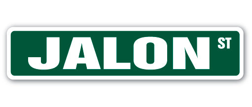 JALON Street Sign