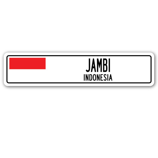 JAMBI, INDONESIA Street Sign