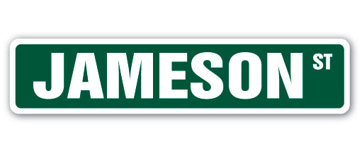 Jameson Street Vinyl Decal Sticker