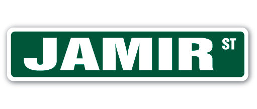 JAMIR Street Sign