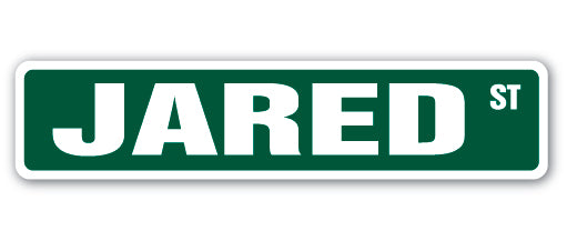 JARED Street Sign