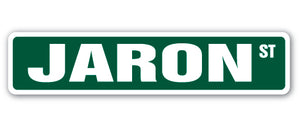 JARON Street Sign