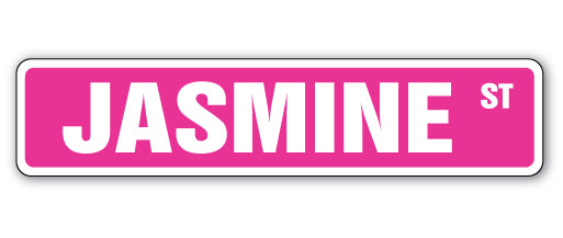 JASMINE Street Sign