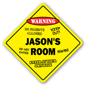 Jason's Room Vinyl Decal Sticker
