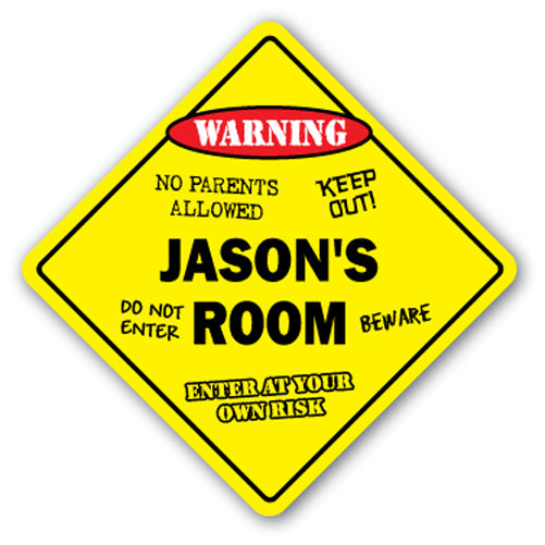 Jason's Room Vinyl Decal Sticker