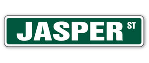 JASPER Street Sign