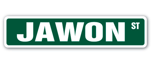 JAWON Street Sign