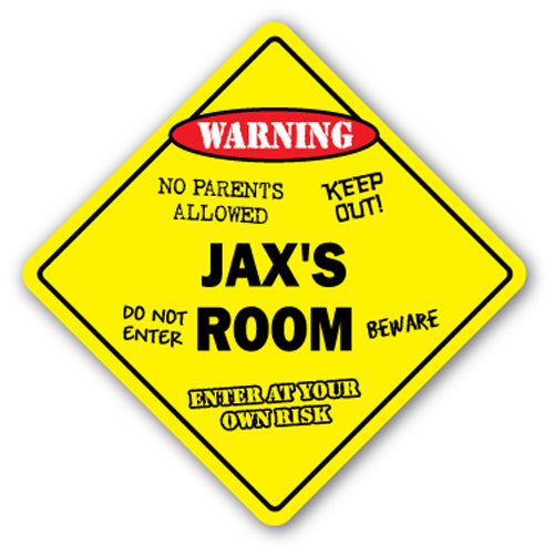 Jax's Room Vinyl Decal Sticker