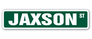 JAXSON Street Sign