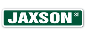 Jaxson Street Vinyl Decal Sticker