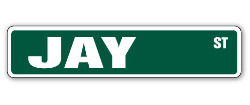 JAY Street Sign