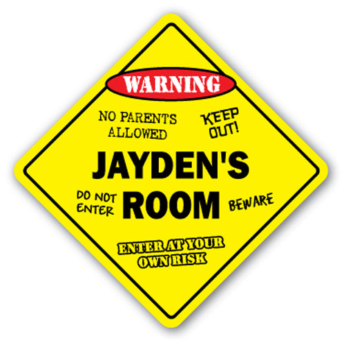 Jayden's Room Vinyl Decal Sticker