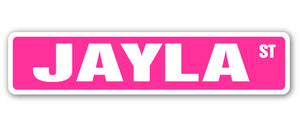 Jayla Street Vinyl Decal Sticker