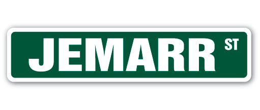 JEMARR Street Sign