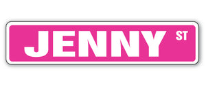 JENNY Street Sign