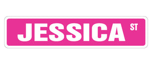 Jessica Street Vinyl Decal Sticker