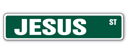 Jesus Street Vinyl Decal Sticker