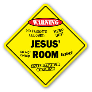 Jesus' Room Vinyl Decal Sticker