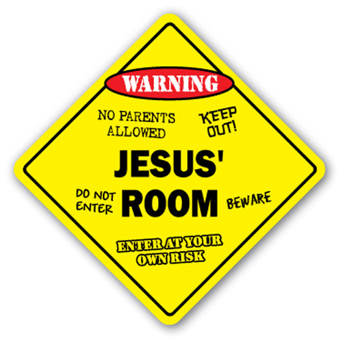 Jesus' Room Vinyl Decal Sticker