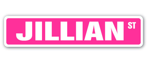 Jillian Street Vinyl Decal Sticker