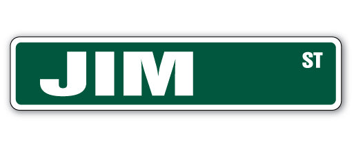Jim Street Vinyl Decal Sticker
