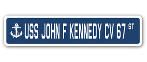 USS John F Kennedy Cv 67 Street Vinyl Decal Sticker