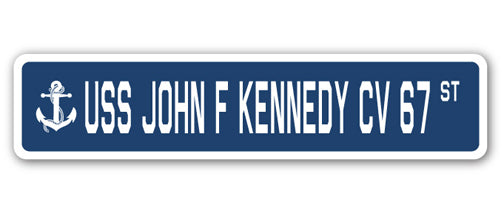 USS John F Kennedy Cv 67 Street Vinyl Decal Sticker