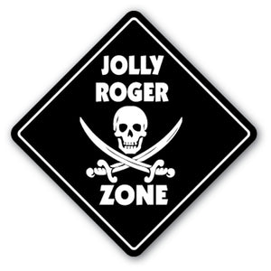 Jolly Roger Zone Vinyl Decal Sticker