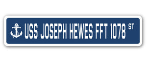 USS Joseph Hewes Fft 1078 Street Vinyl Decal Sticker