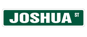 Joshua Street Vinyl Decal Sticker