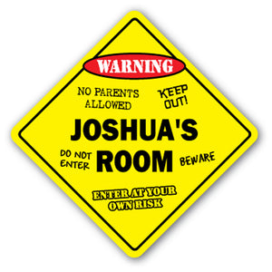 Joshua's Room Vinyl Decal Sticker