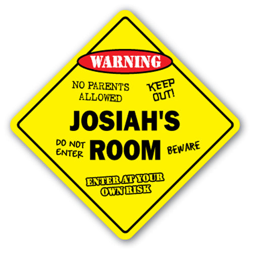 Josiah's Room Vinyl Decal Sticker