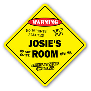 Josie's Room Vinyl Decal Sticker