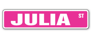 Julia Street Vinyl Decal Sticker