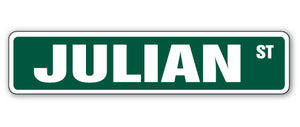 JULIAN Street Sign