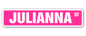 Julianna Street Vinyl Decal Sticker