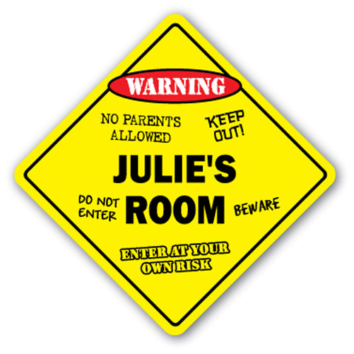 Julie's Room Vinyl Decal Sticker