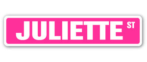 Juliette Street Vinyl Decal Sticker