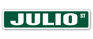 JULIO Street Sign