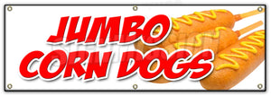 Jumbo Corn Dogs Banner