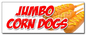 Jumbo Corn Dogs Decal