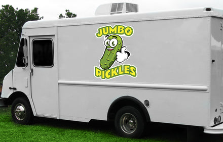 Jumbo Pickles Die Cut Decal